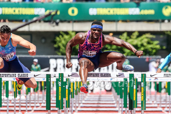 Omar McLeod - Prefontaine Classic - PhotoRun.net