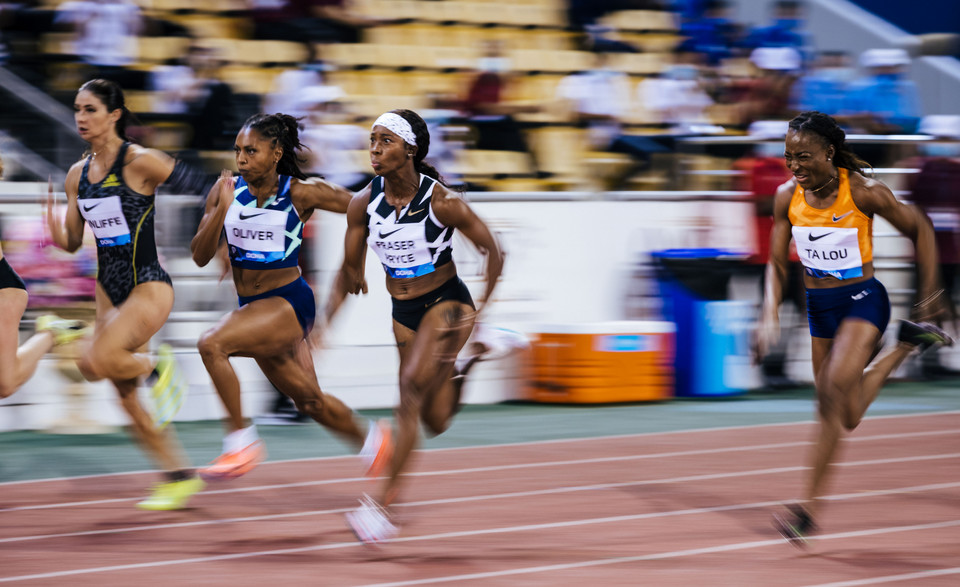 Women's 100m - Photo by Dan Vernon for Wanda Diamond League