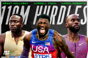 Grant Holloway, Daniel Roberts, and Cordell Tinch are set to headline the Men's 110m Hurdles at the 2026 Prefontaine Classic.
